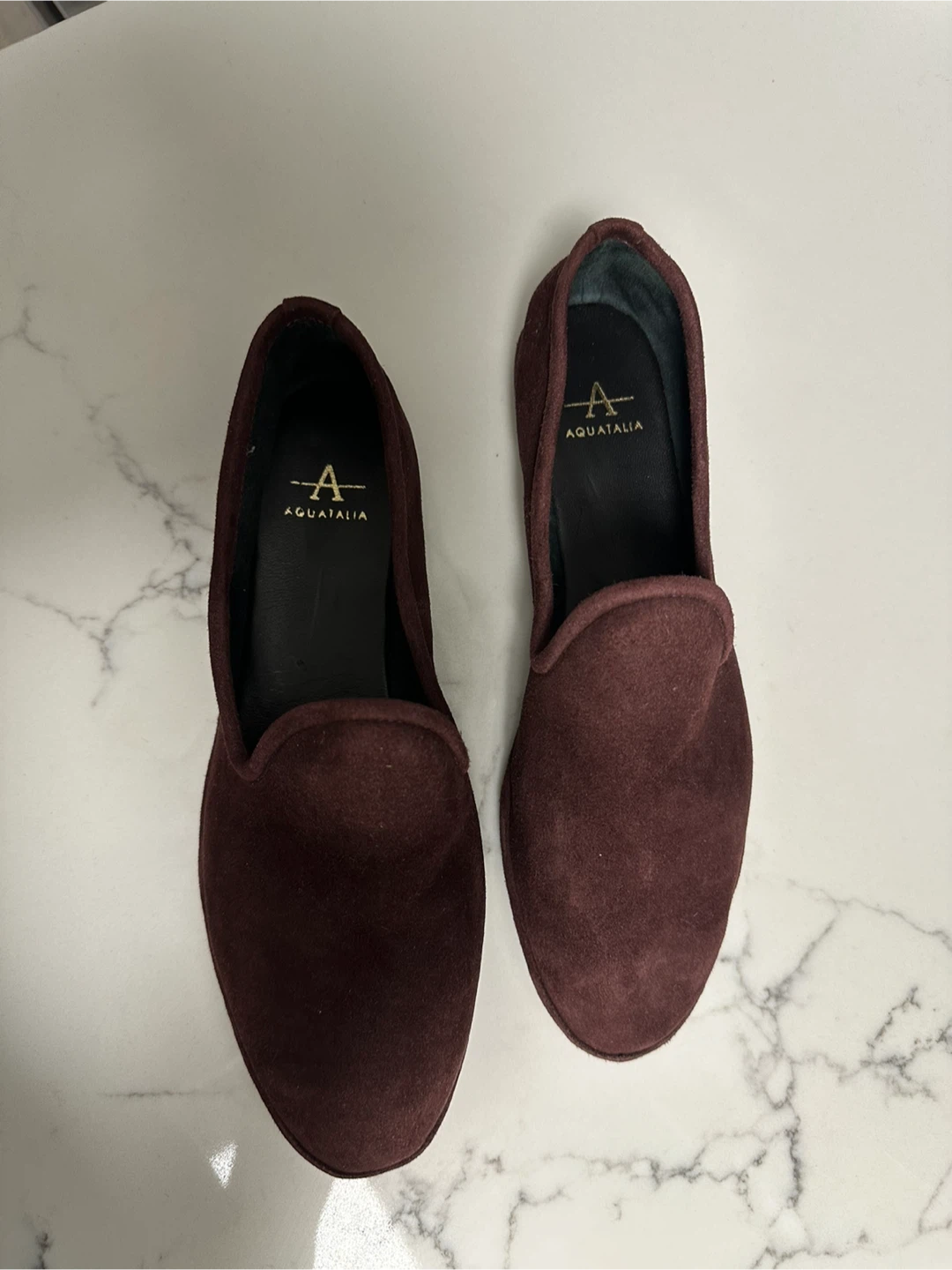 Aquatalia Suede Loafers Size 5.5