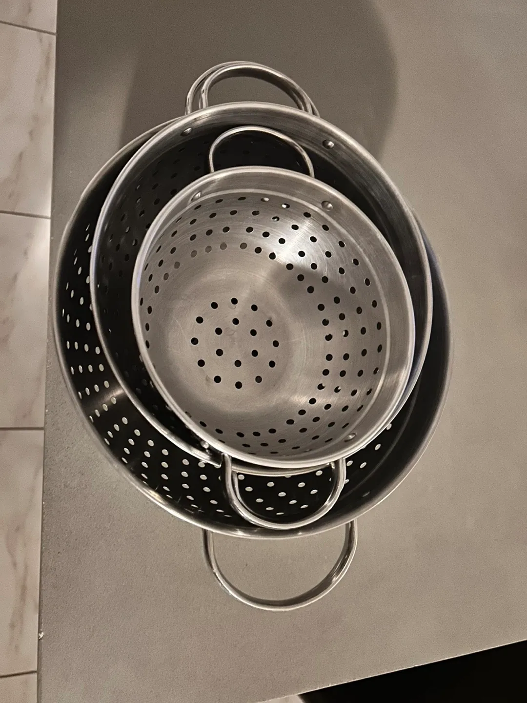 Set of colanders image indicator(3)