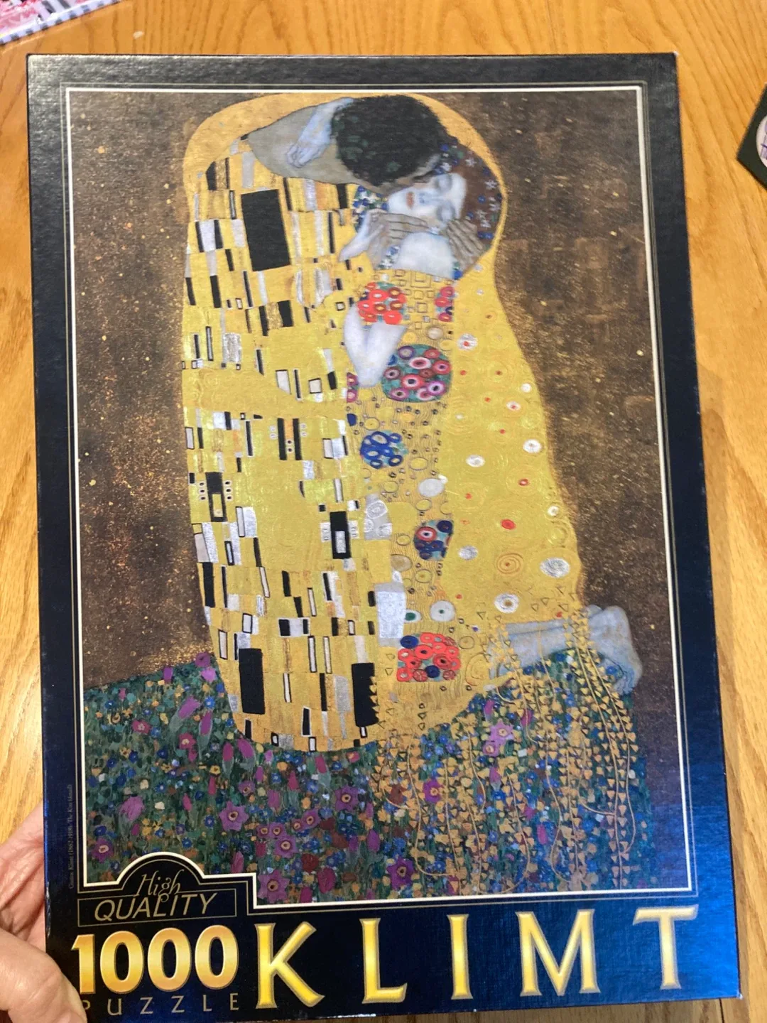 Klimt The Kiss 1000 Piece Puzzle thumbnail