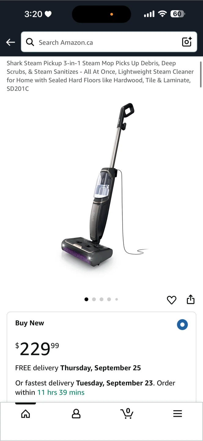 Shark Steam Pickup 3-in-1 Steam Mop