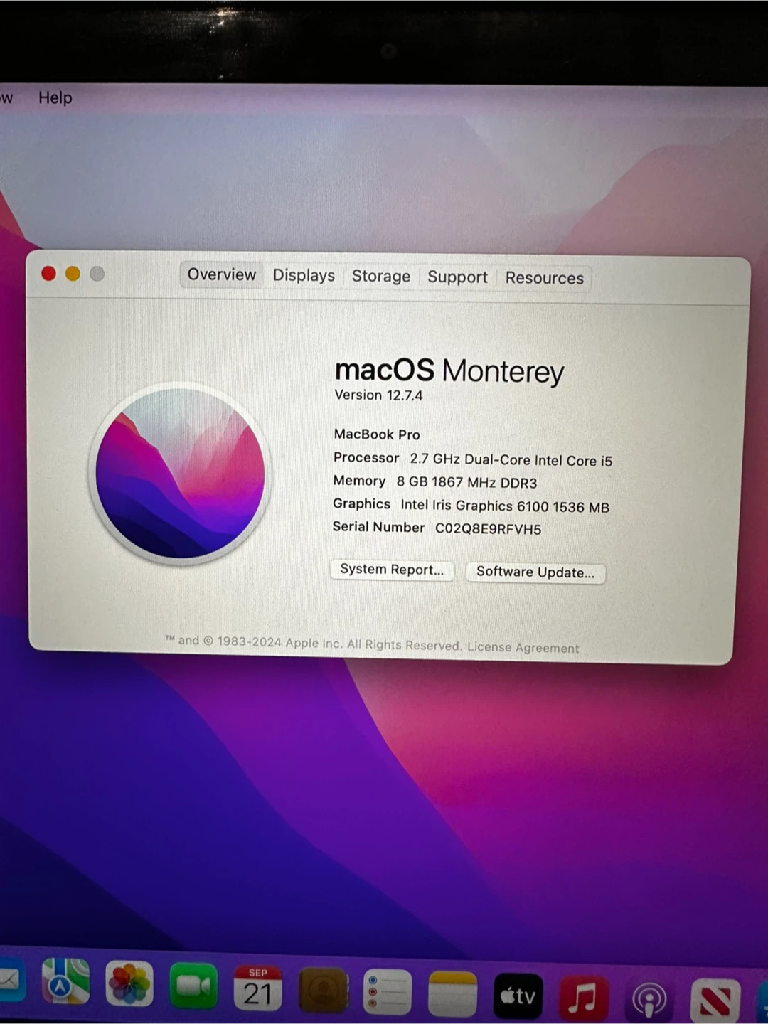 MacBook Pro 2015, 13.3-inch Retina Display, 251 GB, 8GB RAM - photo 3