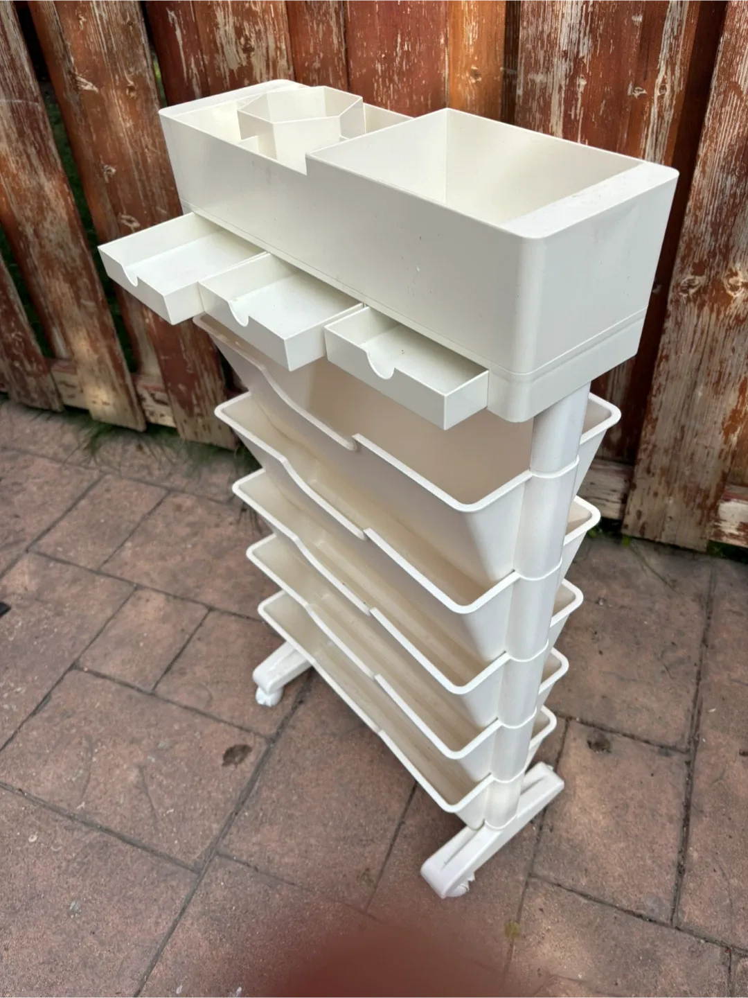 White Storage Shelf Rack image indicator(2)