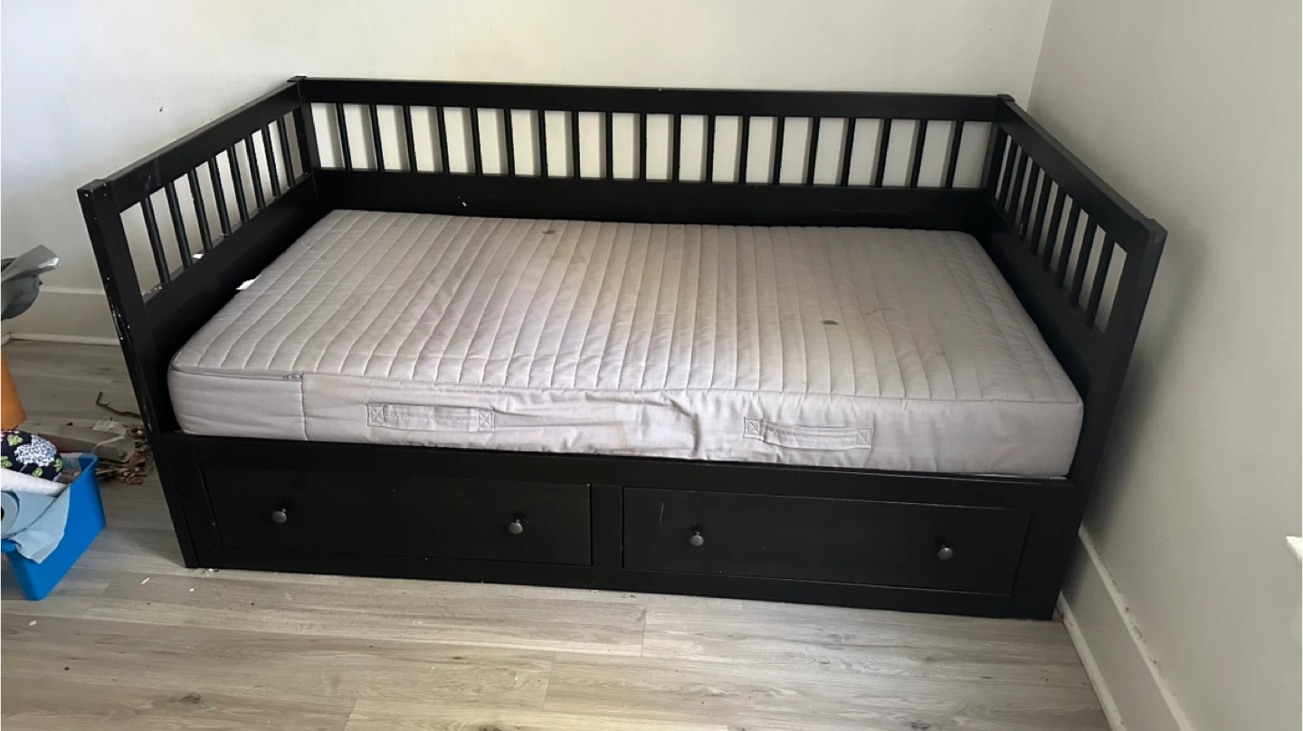 IKEA Hemnes Daybed Frame with Mattress - photo 2