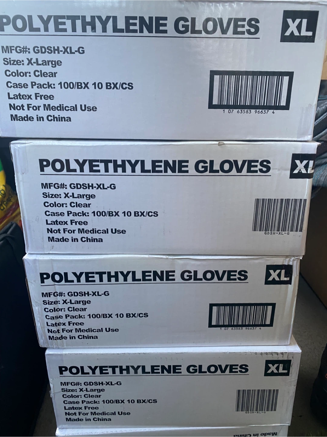 Polyethylene Gloves XL - Latex Free - photo 3