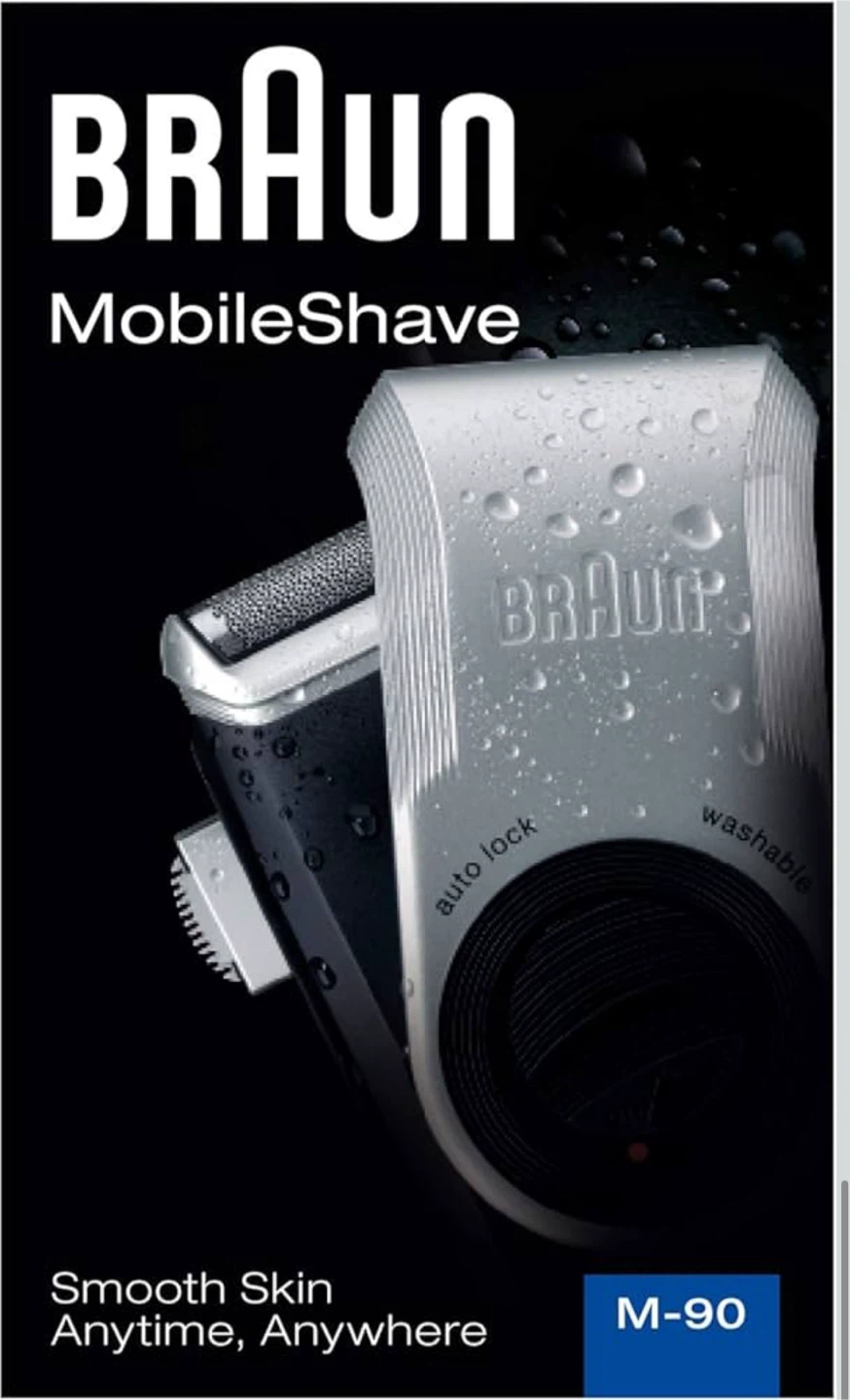 Braun MobileShave M-90 Shaver - Like New! - photo 2
