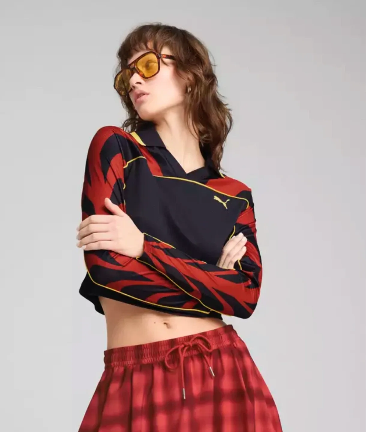 Puma Long Sleeve Crop Top image indicator(10)