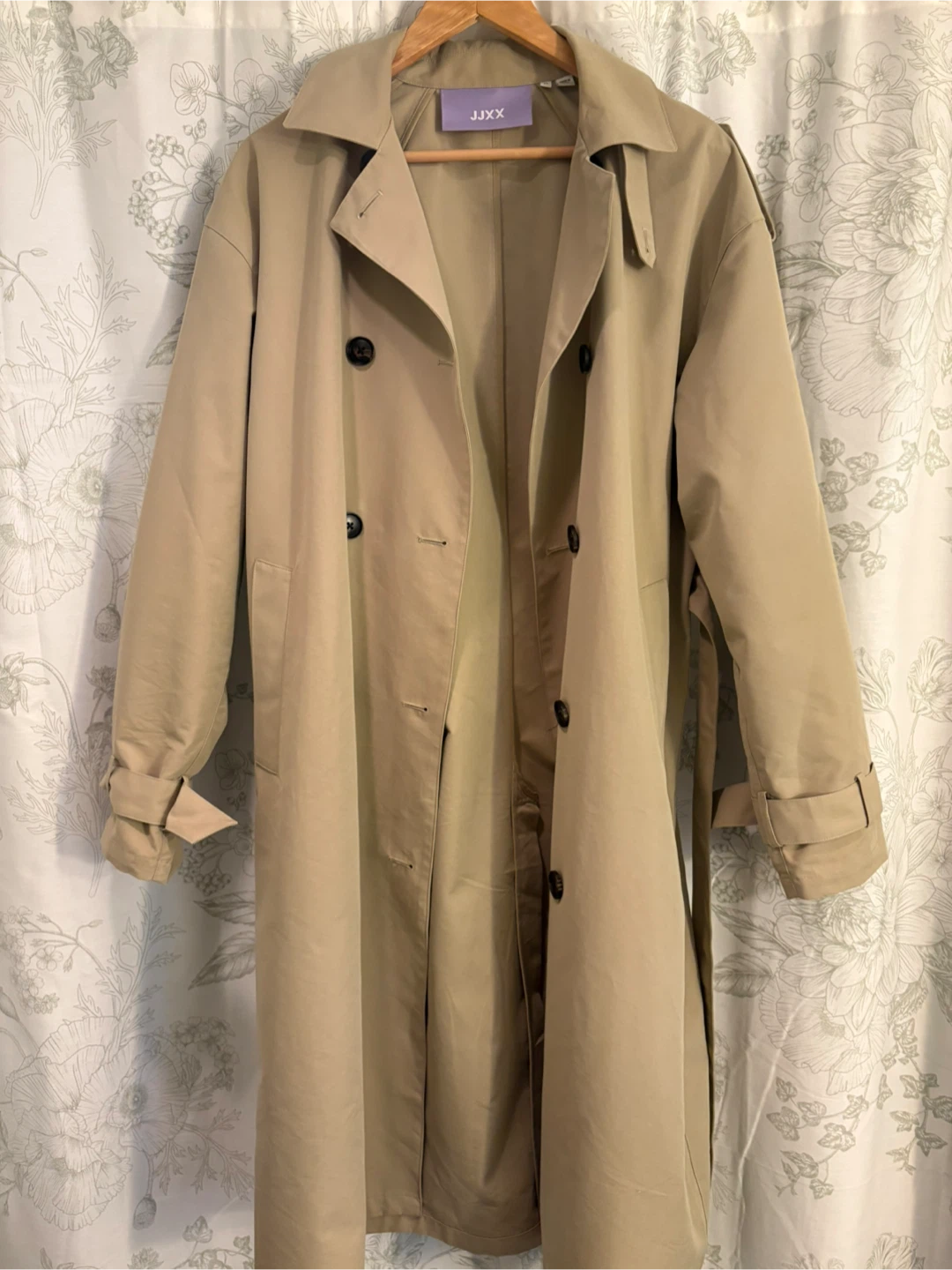 Beige Trench Coat - Size M