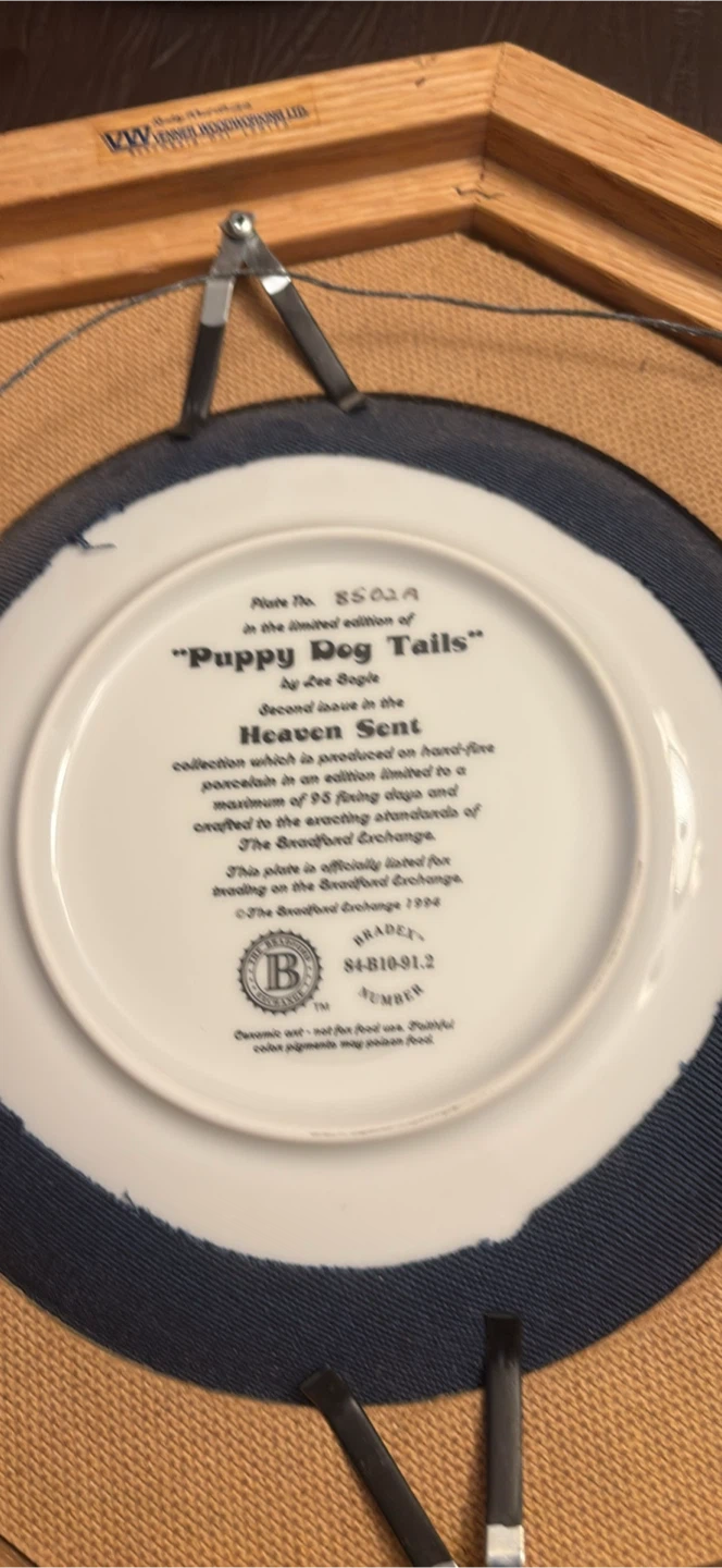 Heaven Sent "Puppy Dog Tails" Plate - photo 2