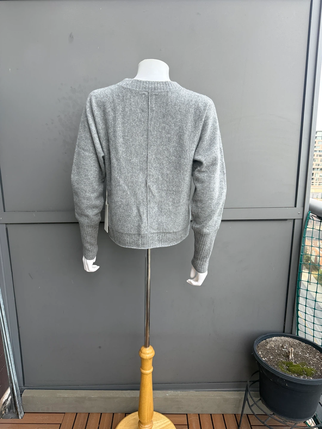 Grey Cashmere Sweater Size S - photo 2