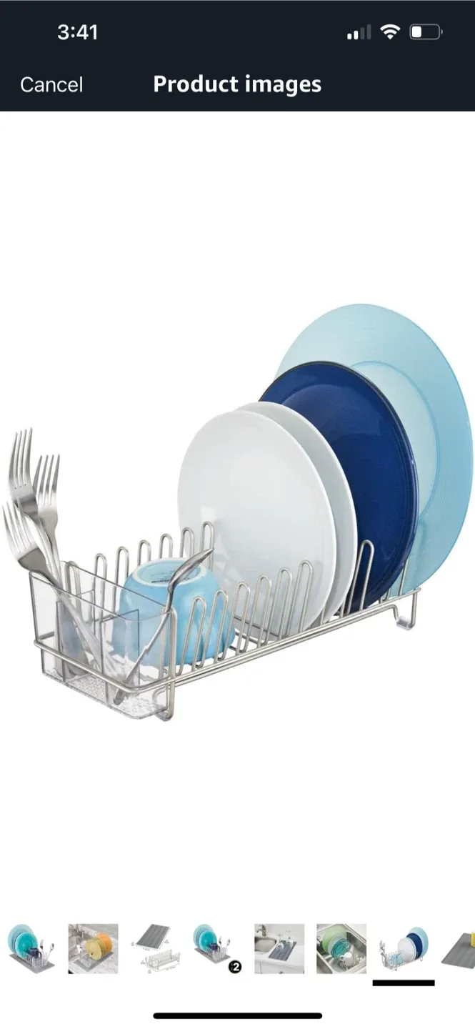 Mini Dish Drying Rack with Drainboard Set image indicator(2)