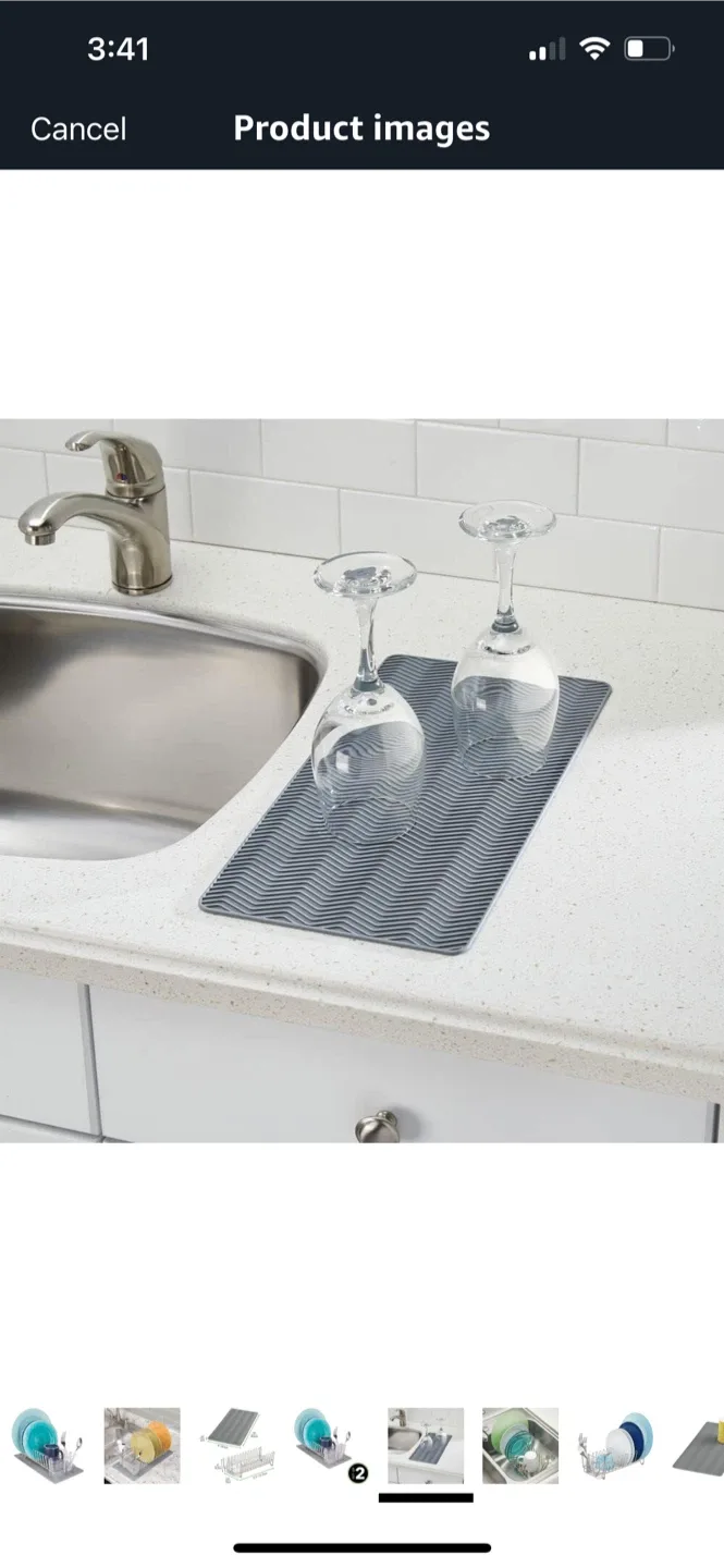 Mini Dish Drying Rack with Drainboard Set image indicator(4)