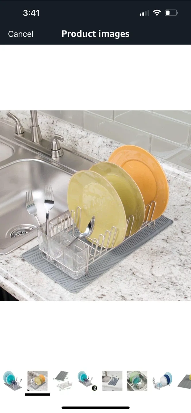 Mini Dish Drying Rack with Drainboard Set image indicator(6)