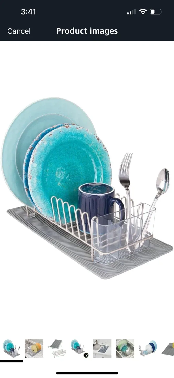 Mini Dish Drying Rack with Drainboard Set image indicator(7)