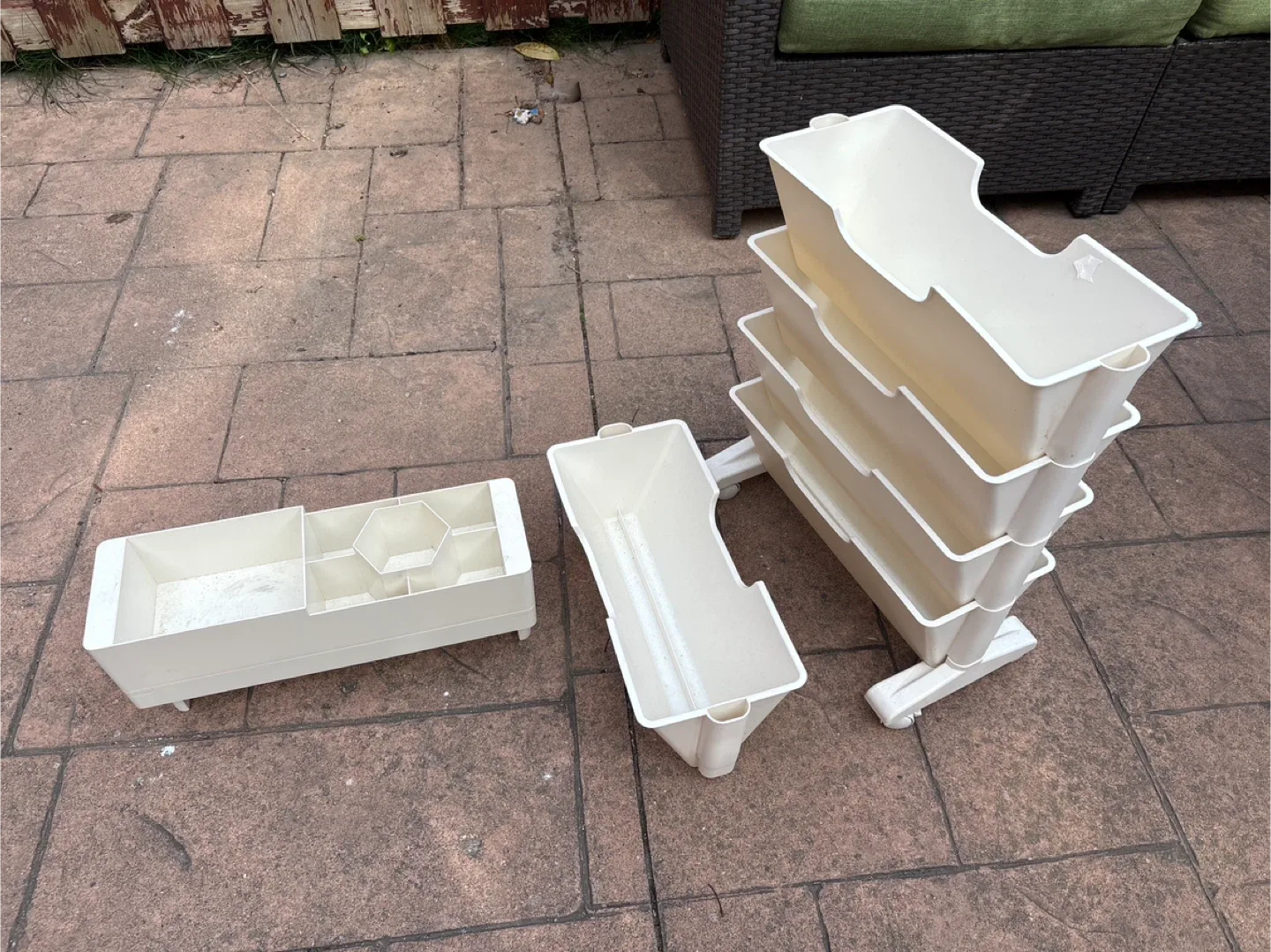 White Storage Shelf Rack image indicator(5)