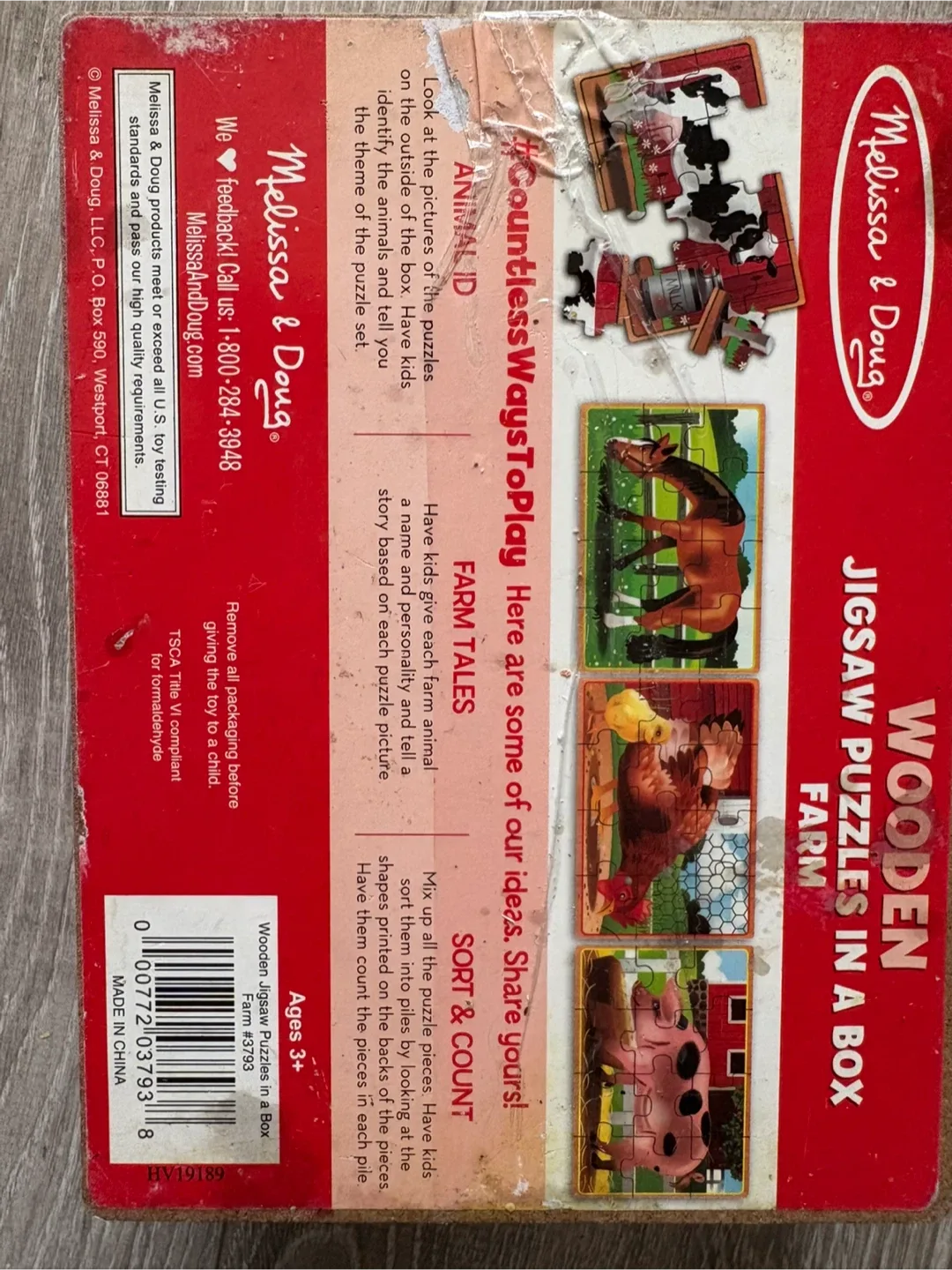 Melissa & Doug Wooden Farm Puzzle image indicator(2)