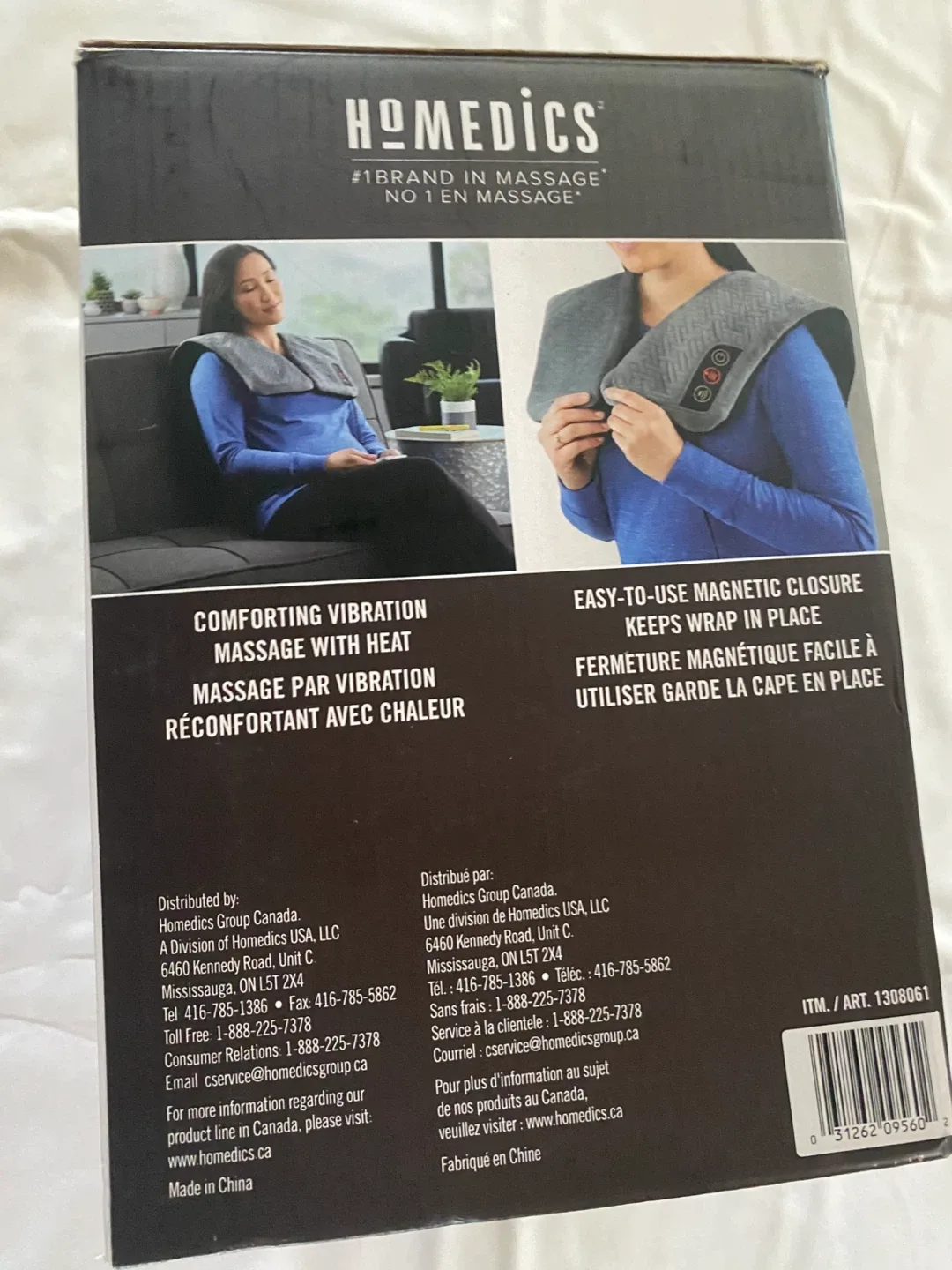 HoMedics Heated Massage Wrap with Vibration image indicator(7)