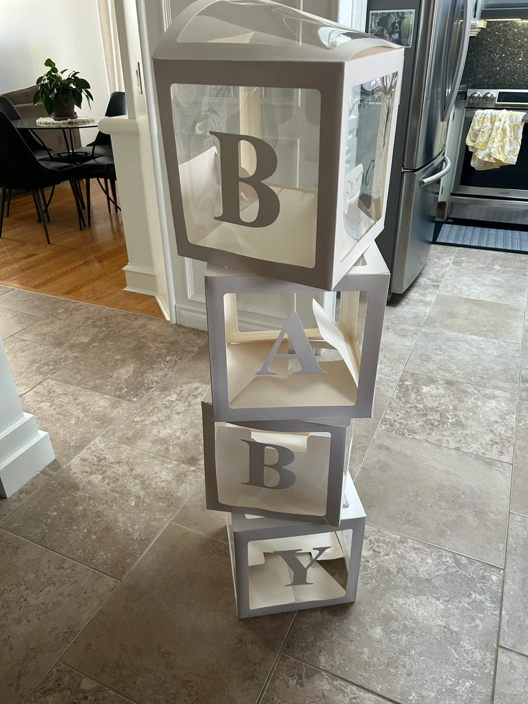 BABY Blocks for Baby Shower Decoration