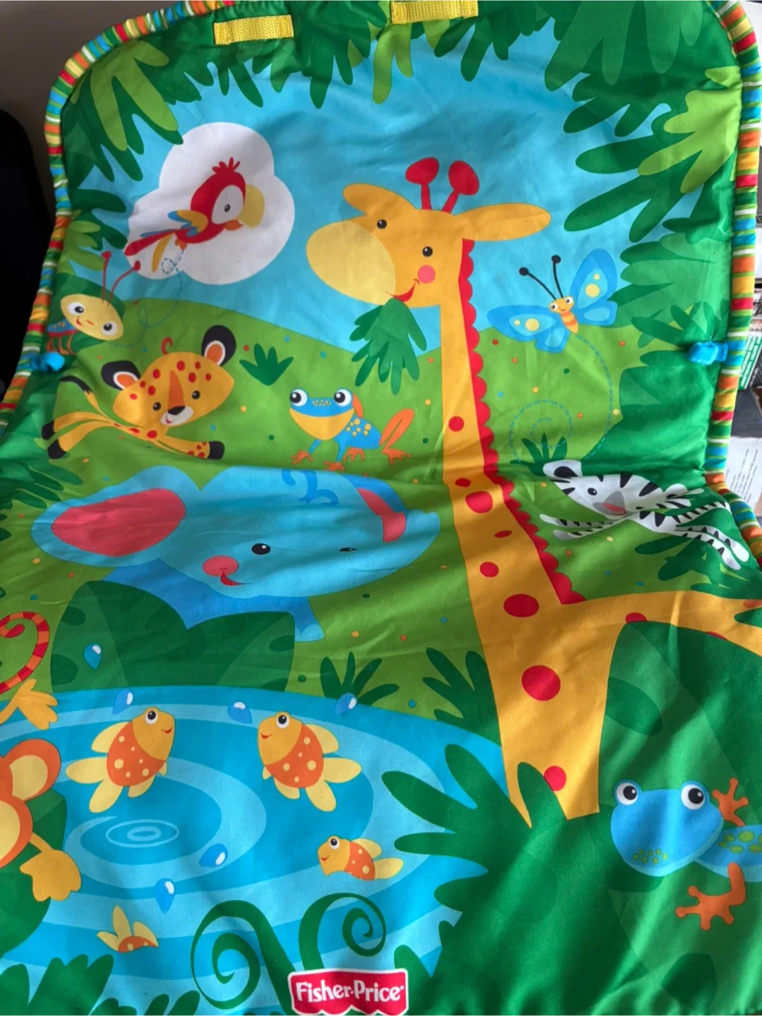 Fisher-Price Musical Tummy Time Rainforest Playmat image indicator(4)
