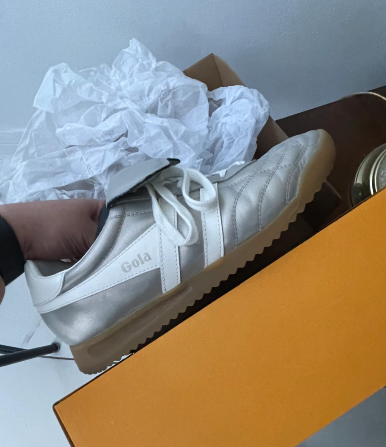 Gola Stadium 86 Champagne/Off White, US 9