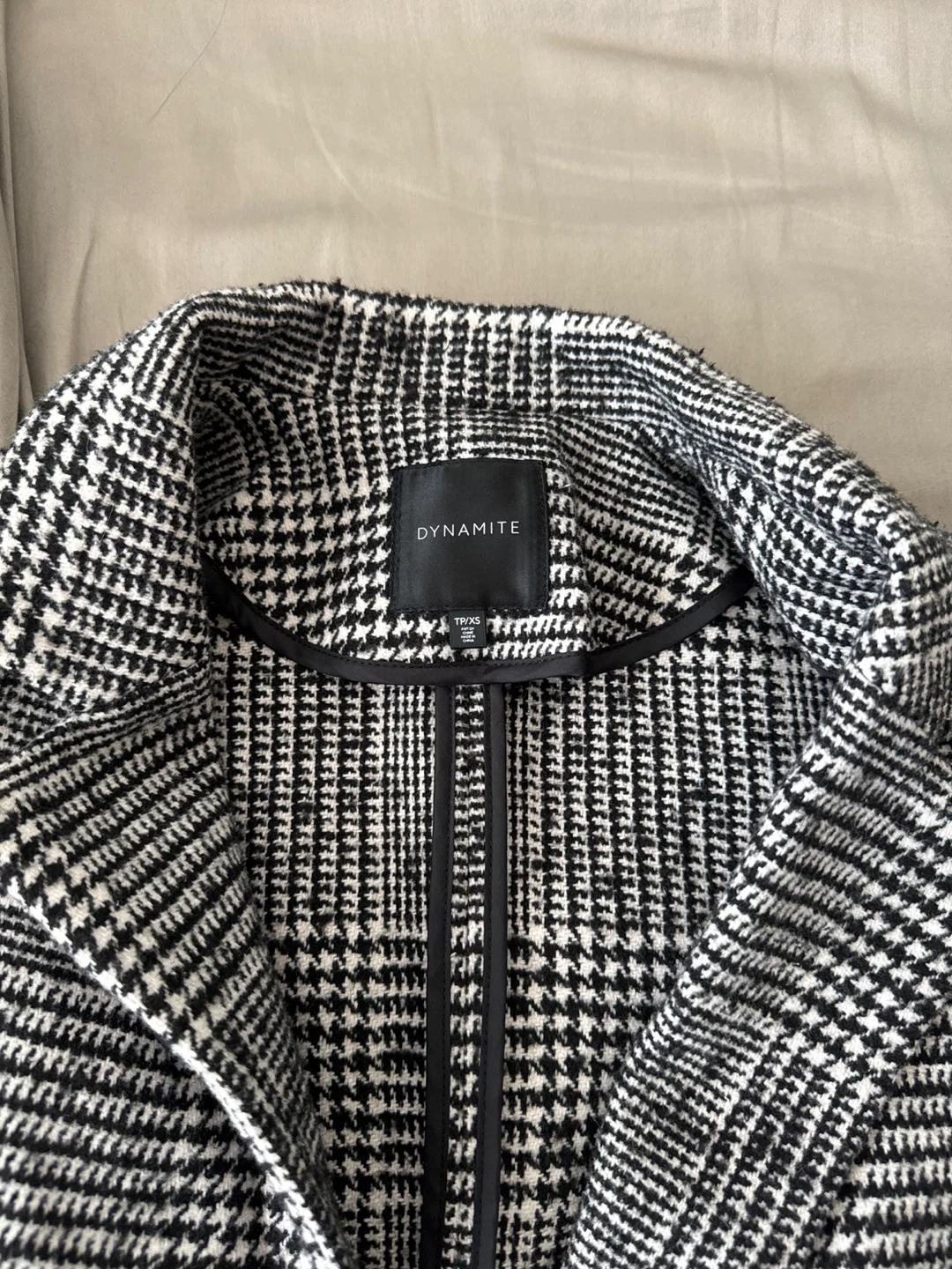 Dynamite Plaid Coat - Size TP/Xxs - photo 2