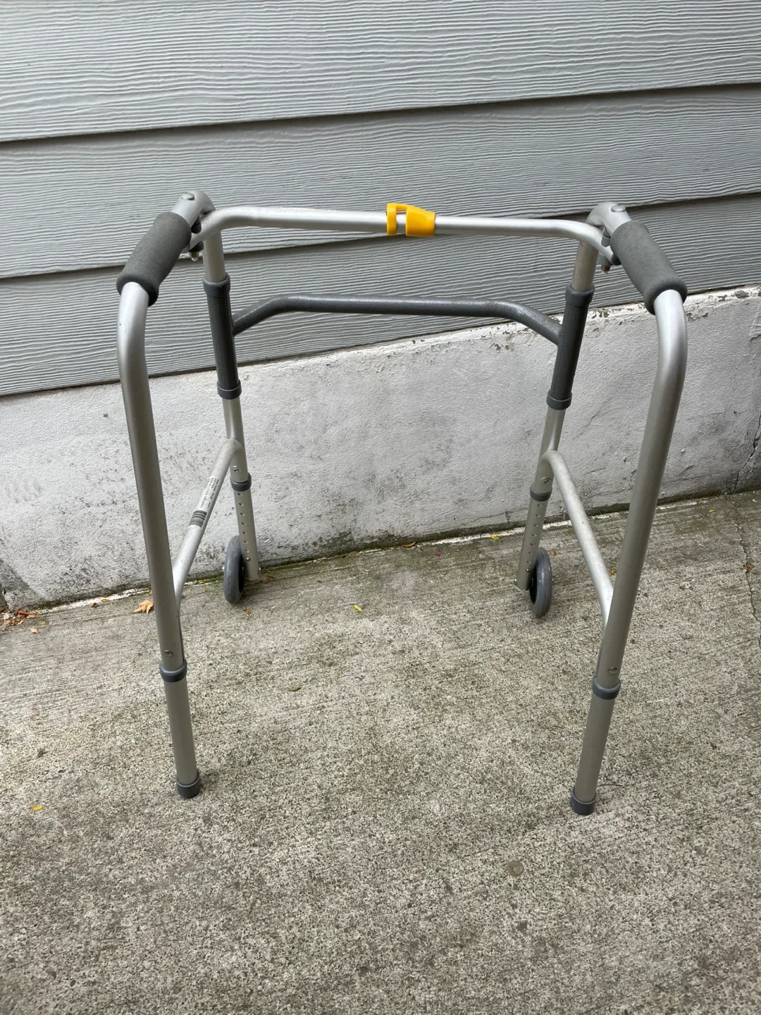 Airgo one button folding adjustable wheeled walker thumbnail