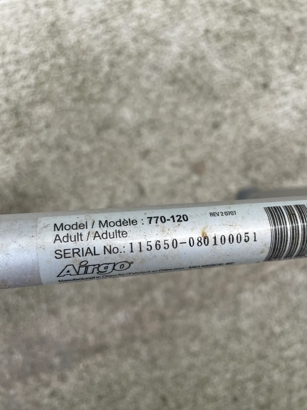 Airgo one button folding adjustable wheeled walker image indicator(7)