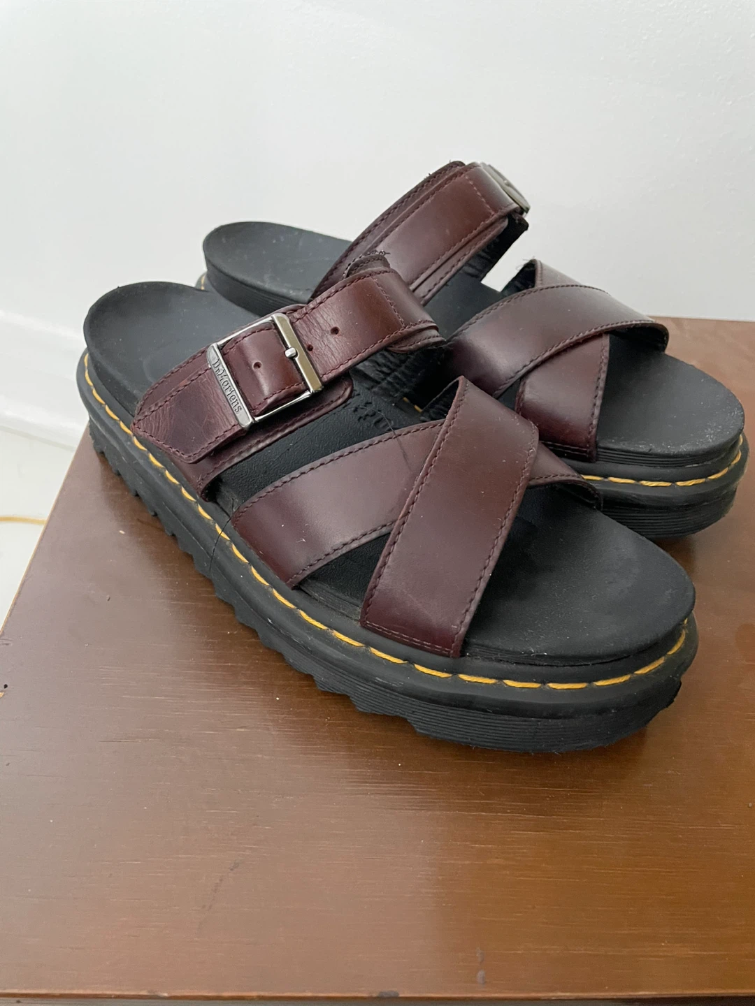 Dr. Martens Nartilla Leather Sandals - UK 6 / US 8