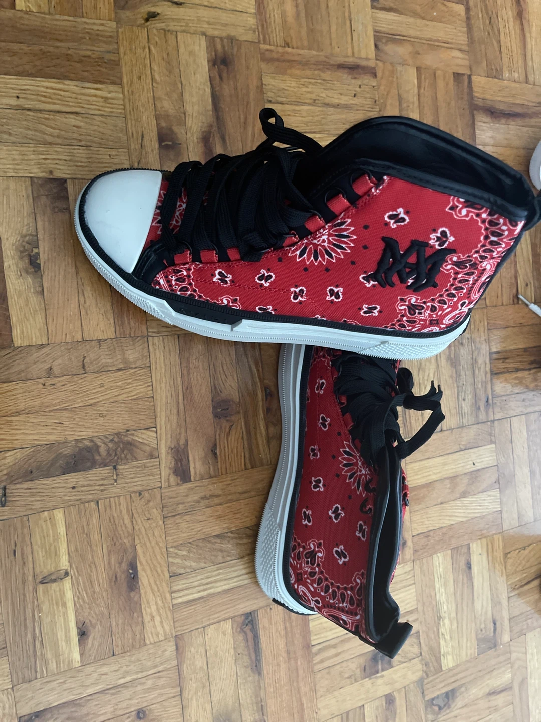 Amiri Skel Top High Bandana Sneakers - photo 2