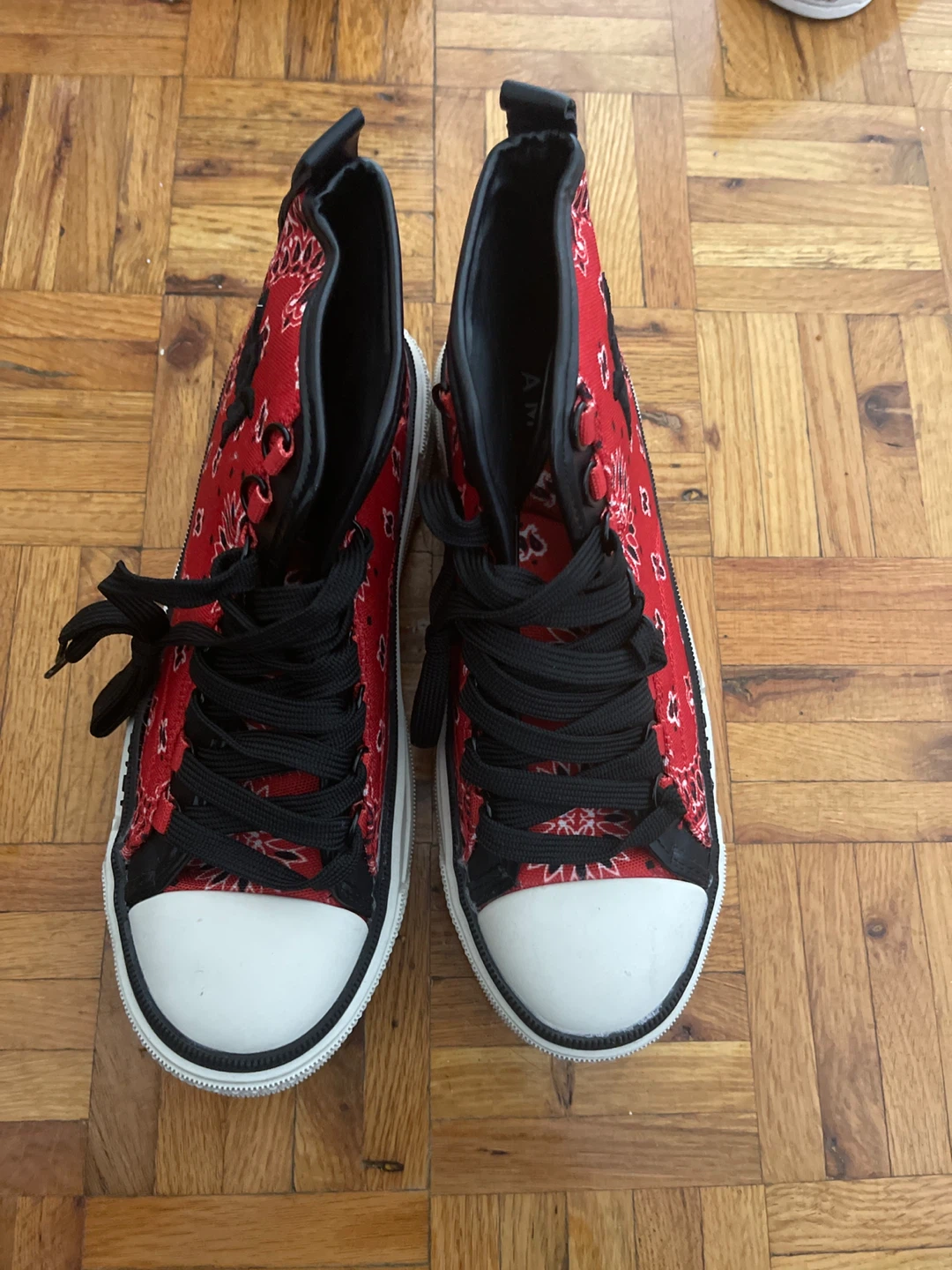 Amiri Skel Top High Bandana Sneakers - photo 3