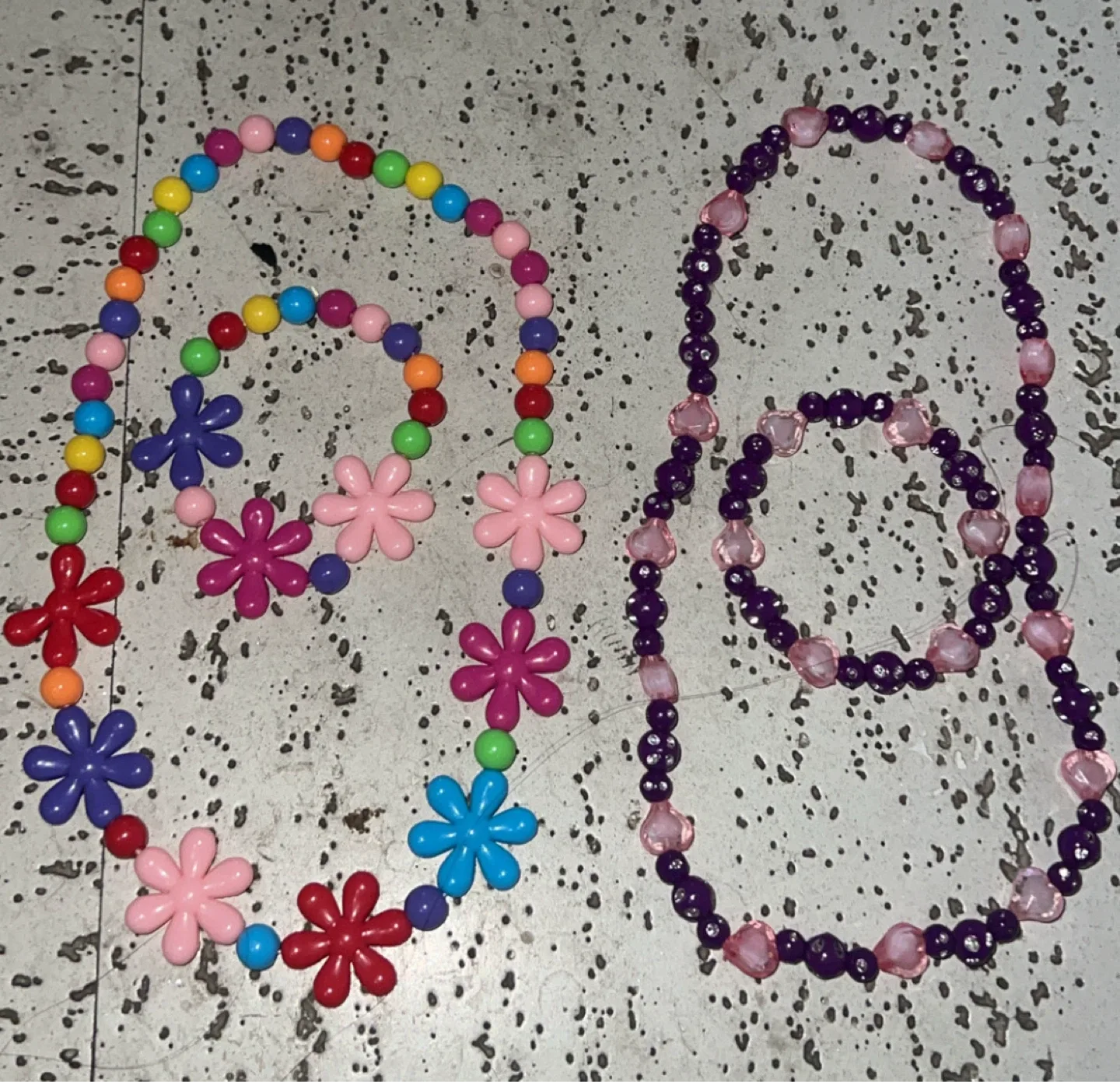 Beaded Necklaces and Bracelet Set thumbnail