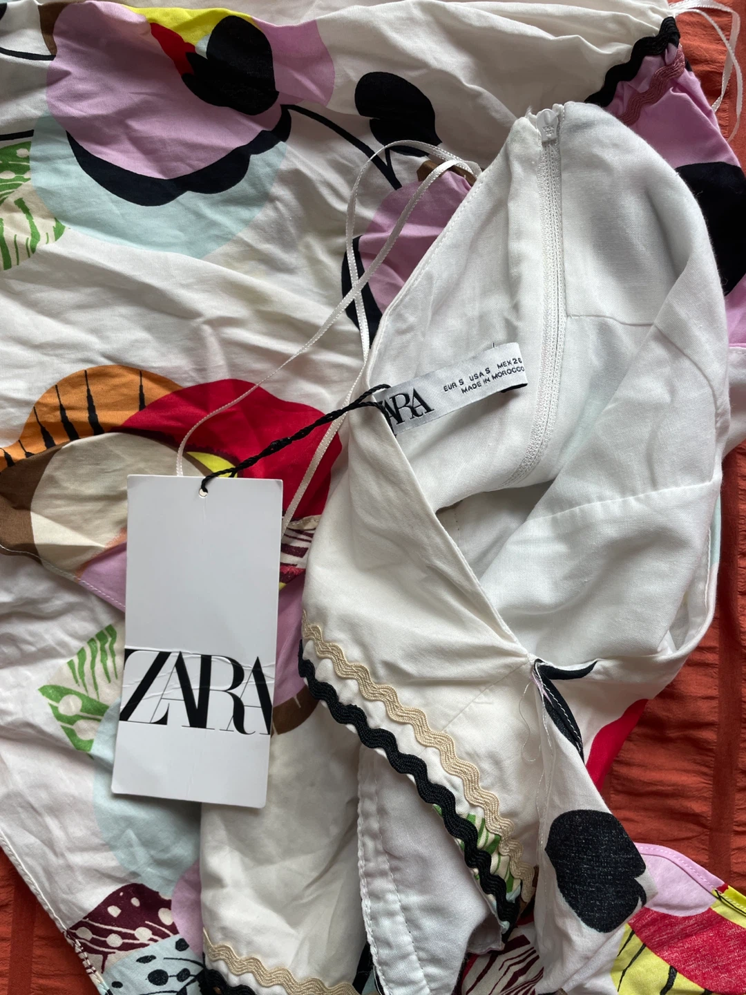 Zara Floral Print Top Size S - New with Tags - photo 2