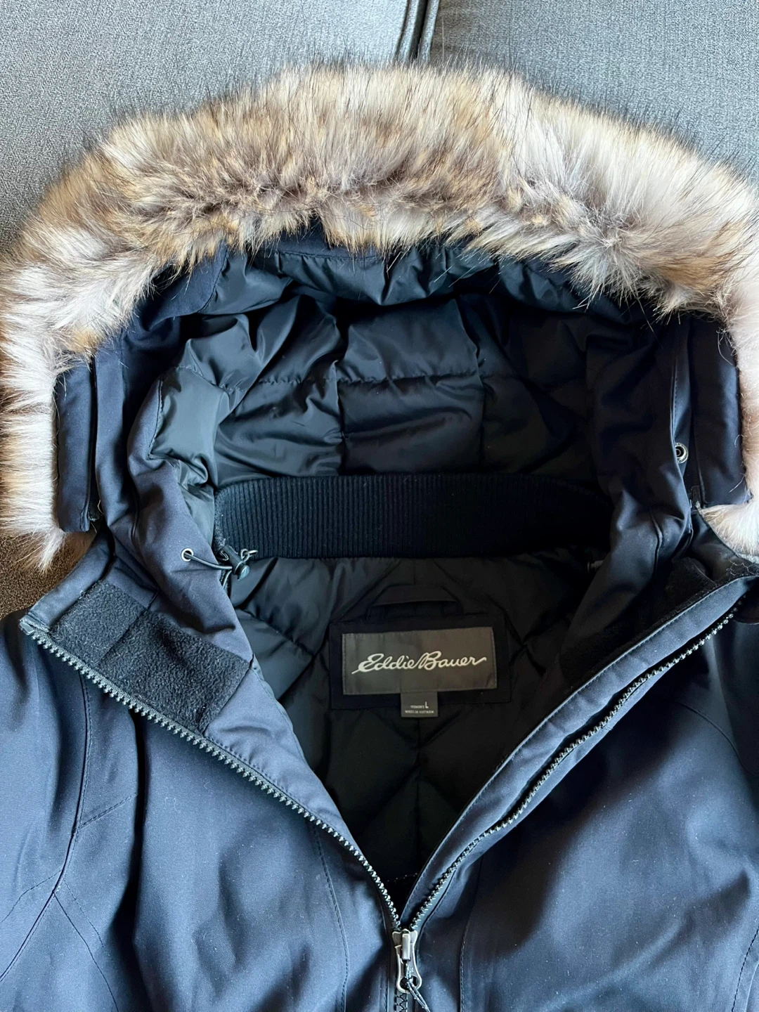 Eddie Bauer Women’s Parka - Size L - Black - photo 2
