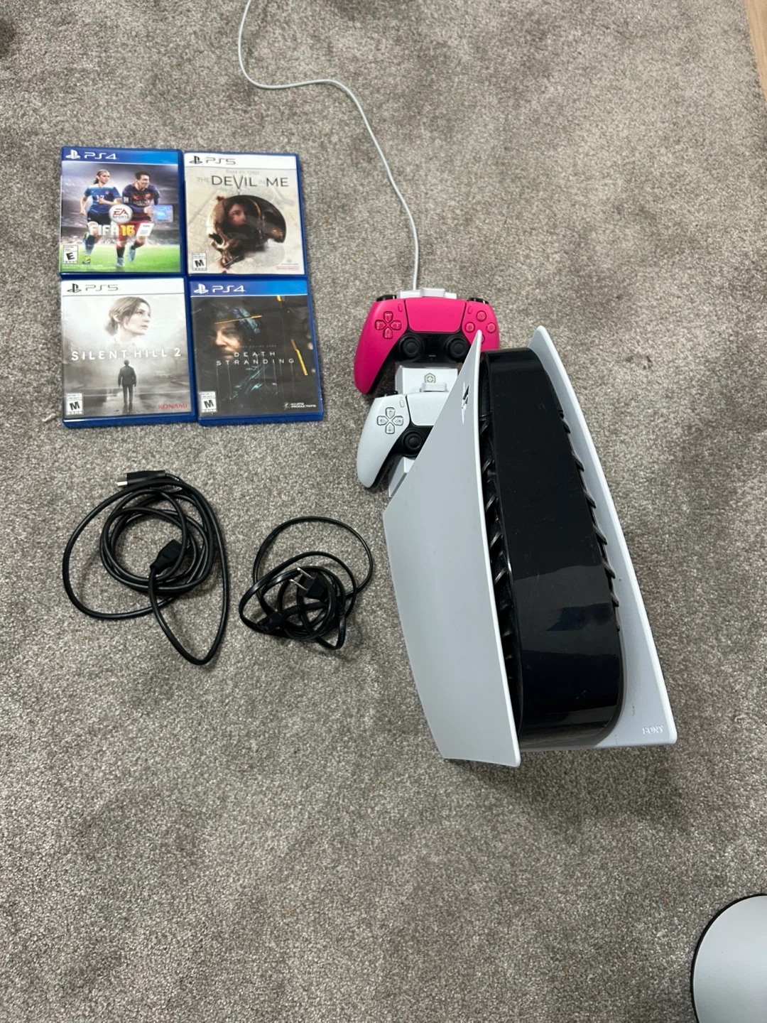 PlayStation 5 (PS5) Console with Games & Controllers