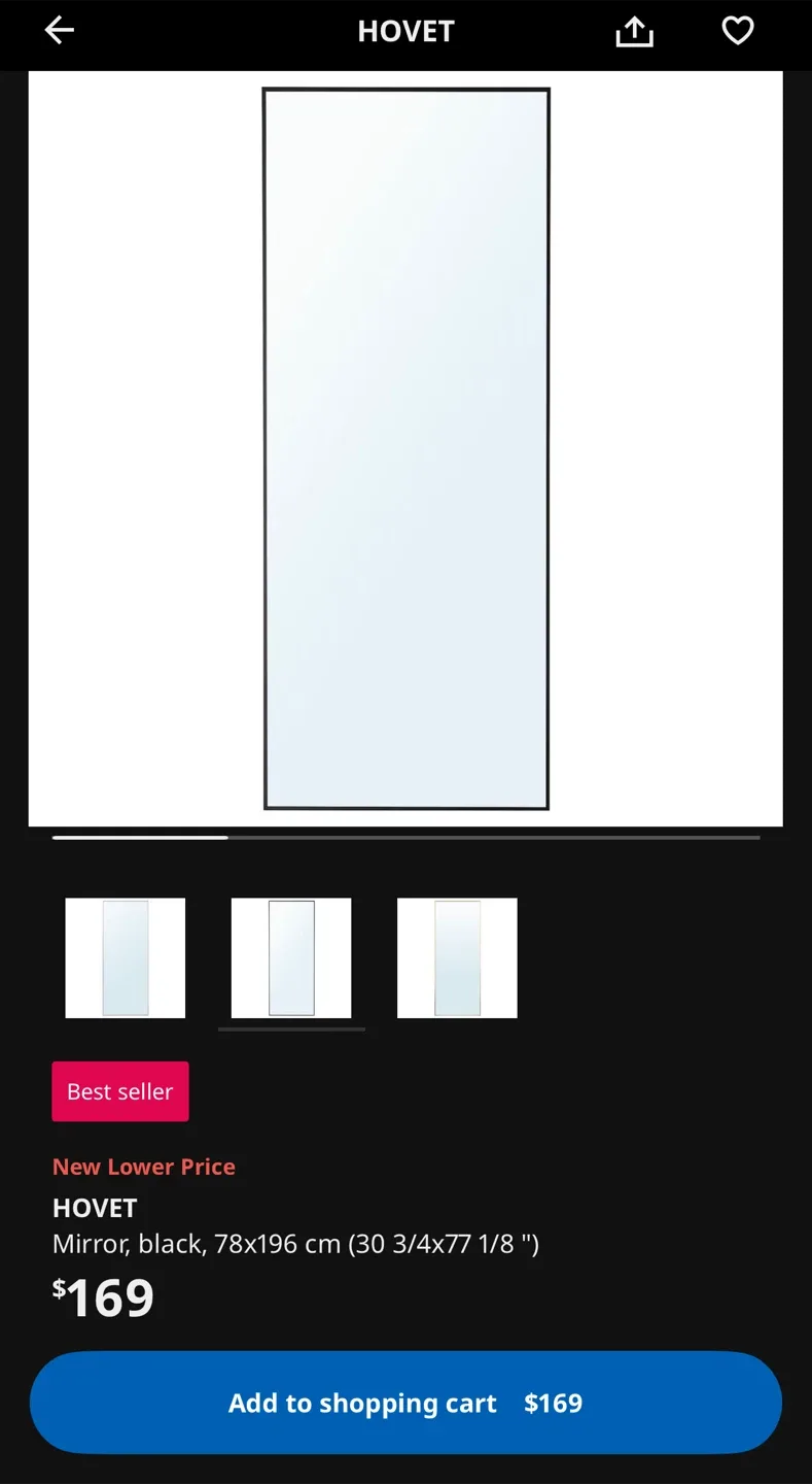 IKEA HOVET MIRROR 🪞 image indicator(3)