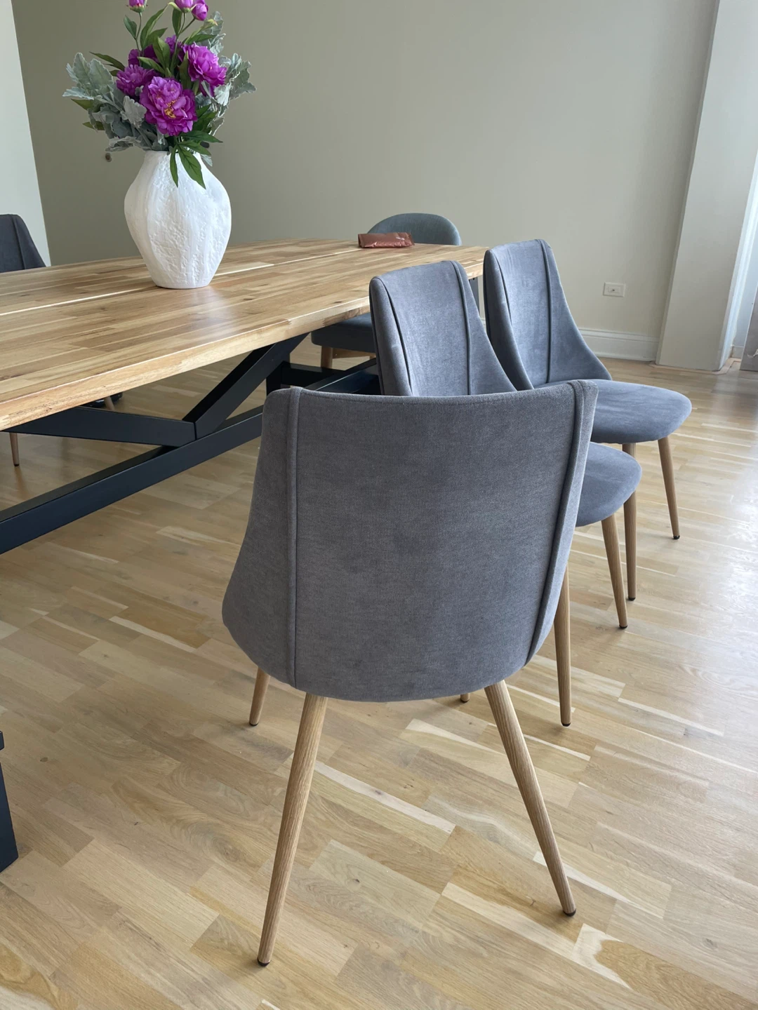 Gray Dining Chairs - Set of 6 - photo 2