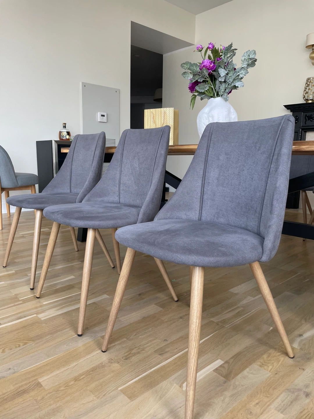 Gray Dining Chairs - Set of 6