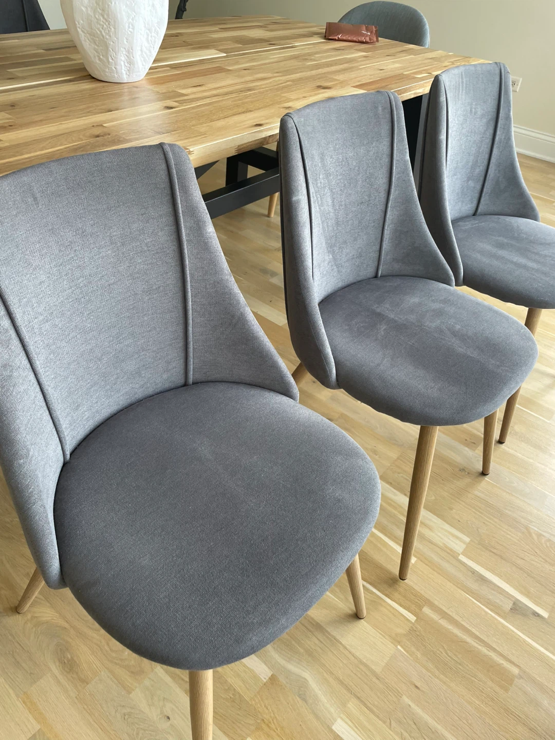 Gray Dining Chairs - Set of 6 - photo 3