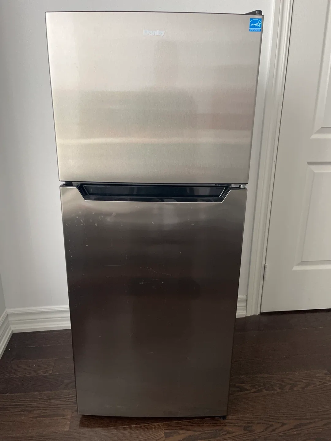 Danby 4.2 cu. ft. Compact Fridge Top Mount - Stainless Steel thumbnail