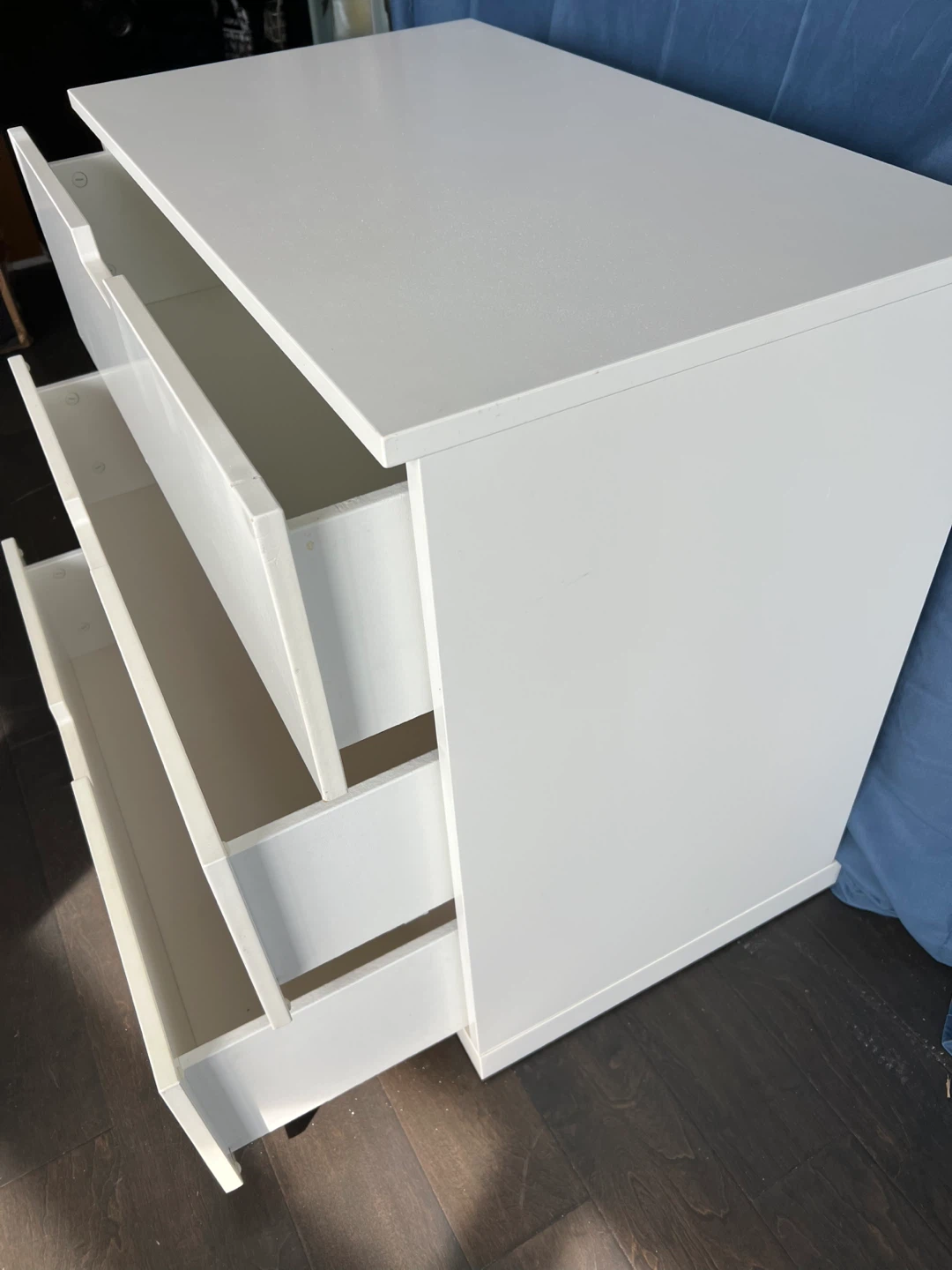 IKEA Nordli White 3-Drawer Dresser - photo 3