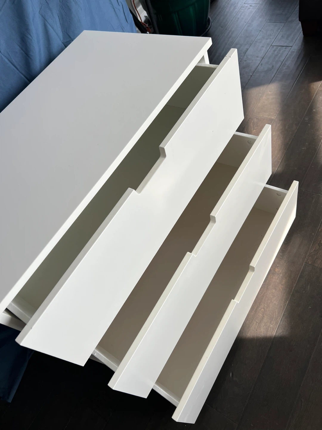 IKEA Nordli White 3-Drawer Dresser - photo 2