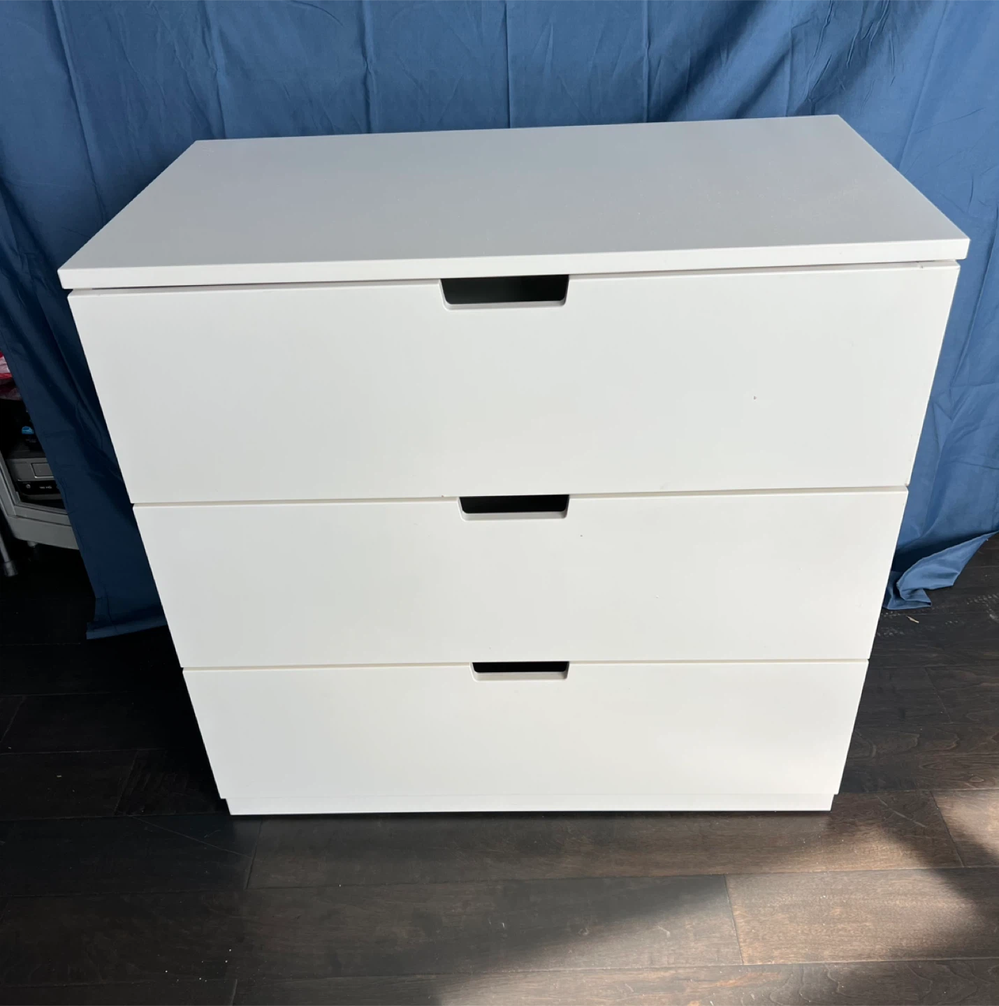 IKEA Nordli White 3-Drawer Dresser