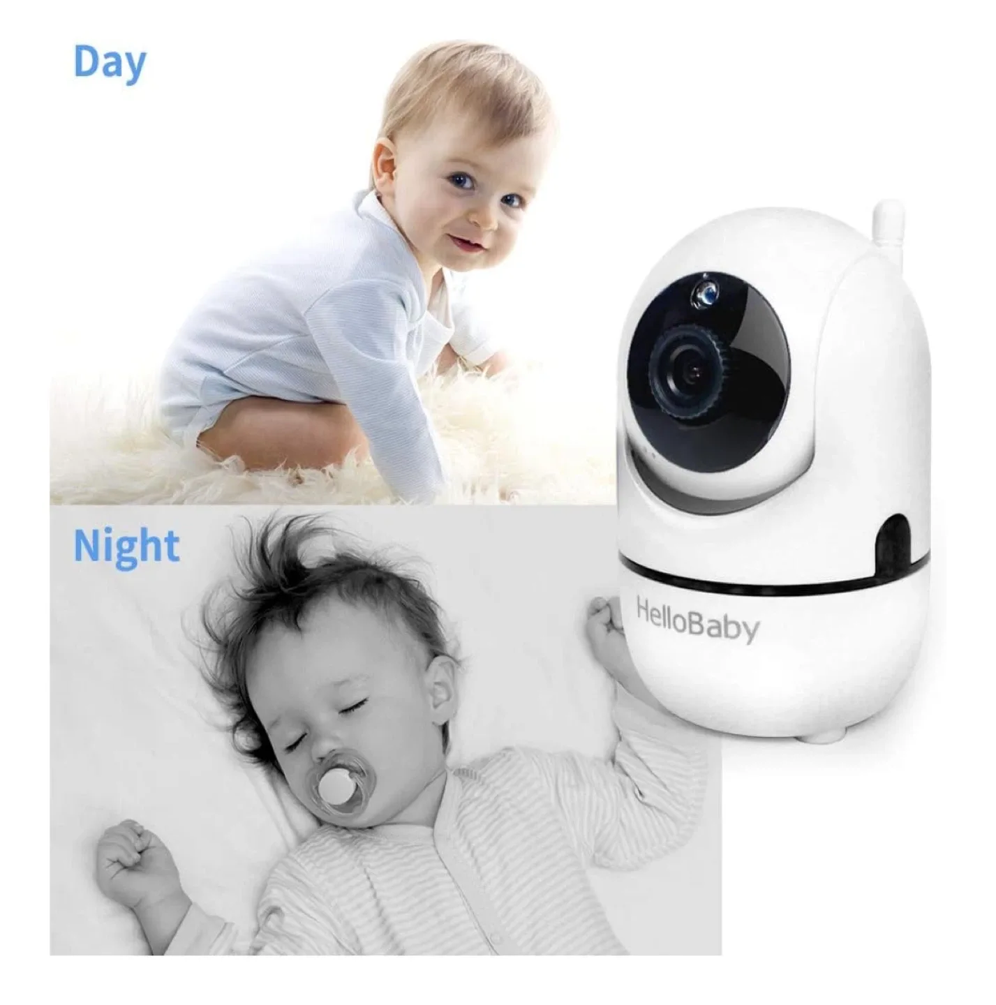 HelloBaby Baby Monitor, Video Baby Monitor with Camera image indicator(5)