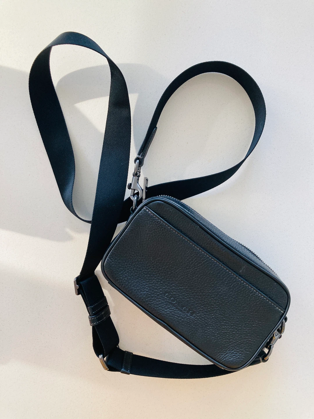 Coach Black Leather Crossbody Bag