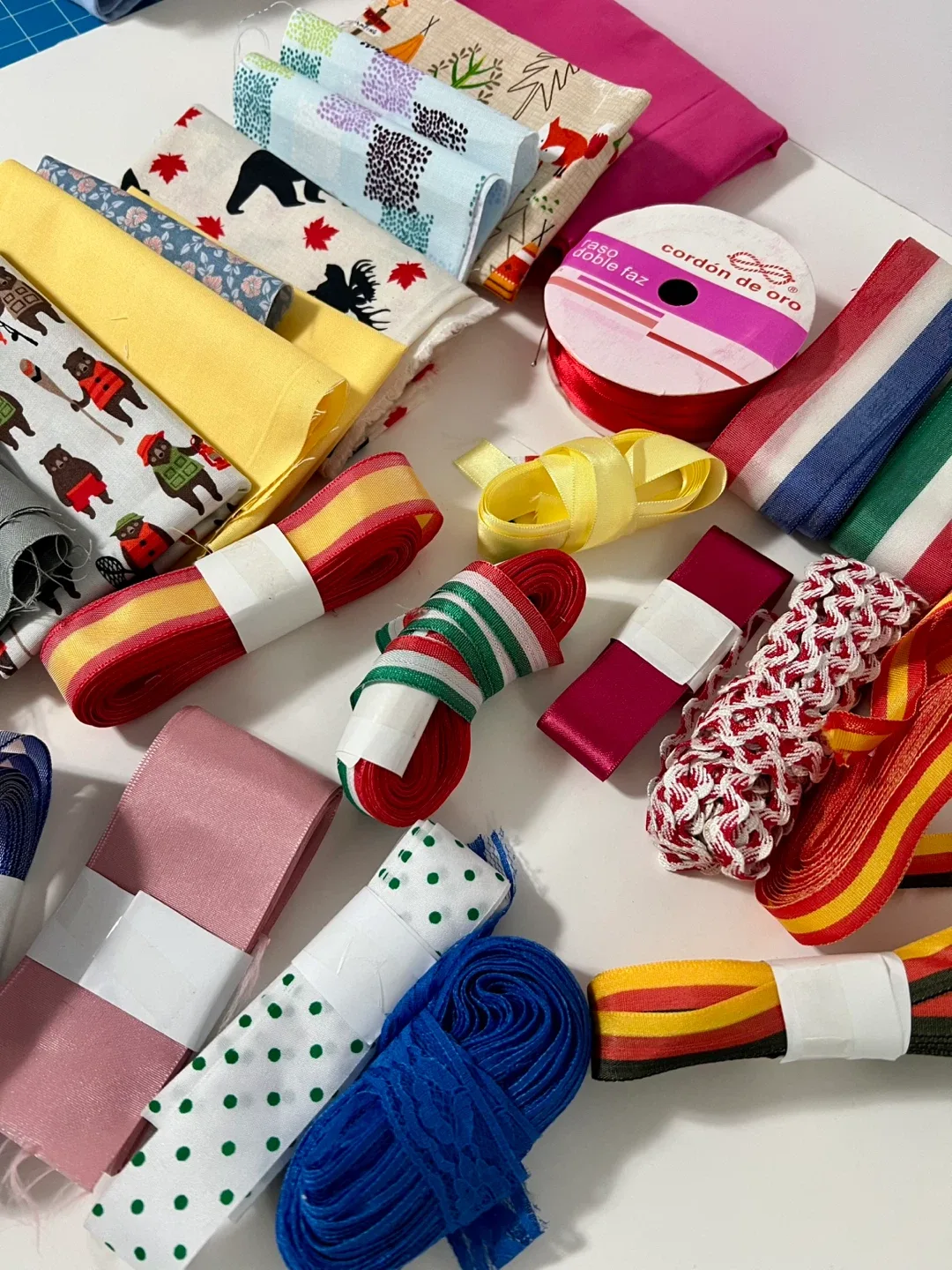 Fabric & Ribbon Lot - Sewing & Craft Supplies and Much More!!! image indicator(5)