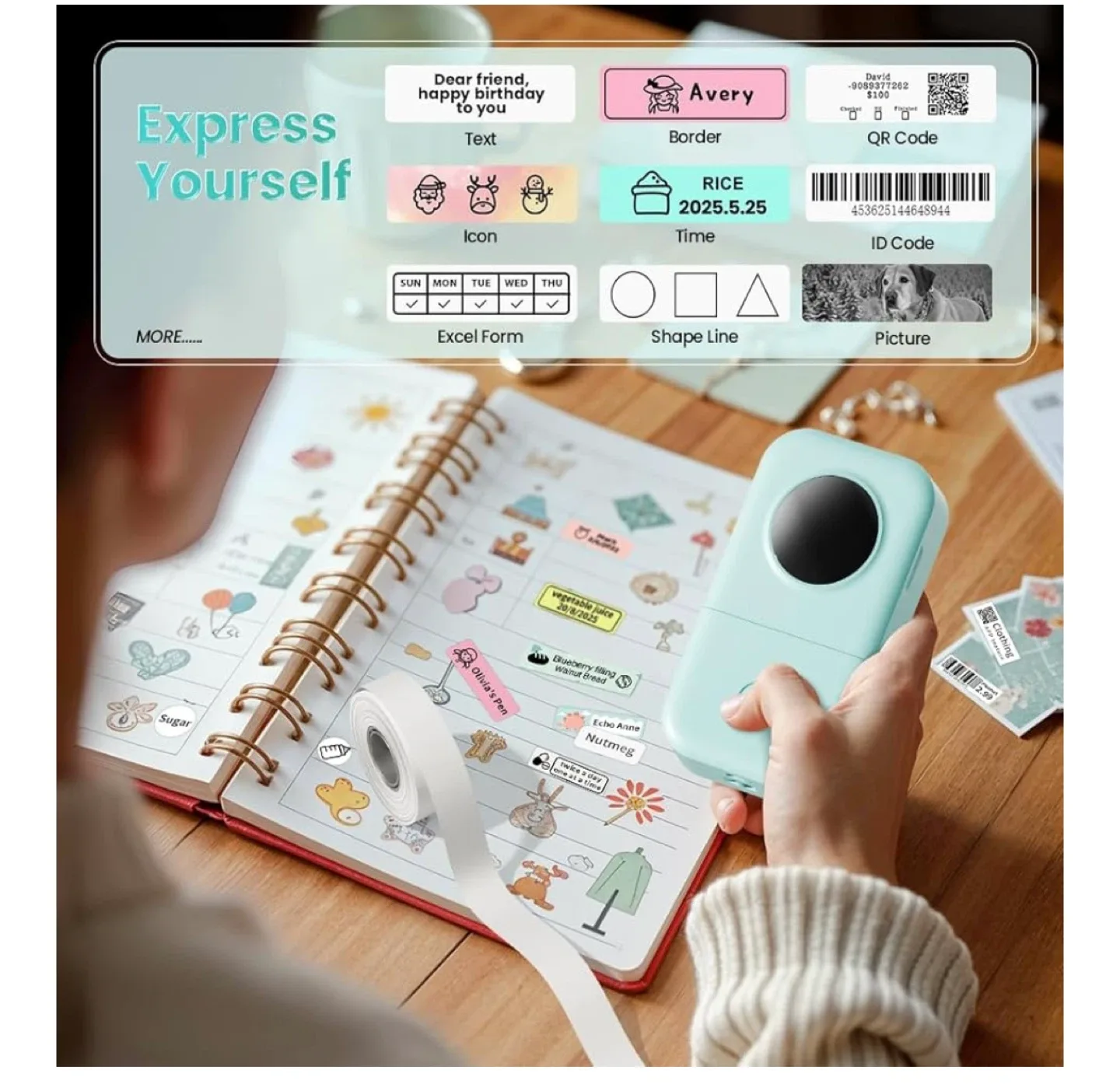 Phomemo D30 Label Maker Machine image indicator(5)