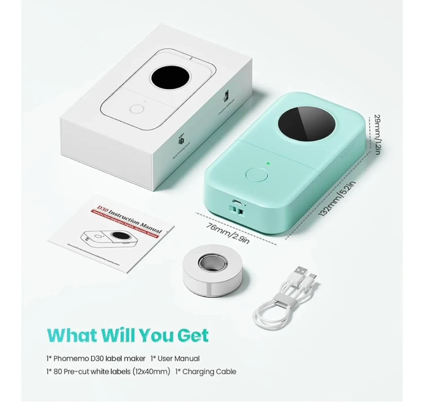 Phomemo D30 Label Maker Machine image indicator(2)