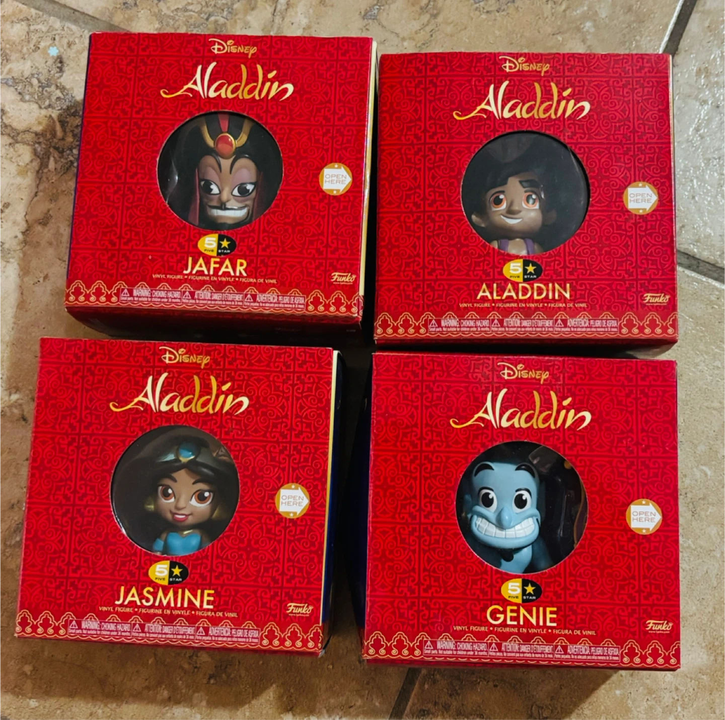 Disney Aladdin Funko 5 Star Vinyl Figures - photo 2