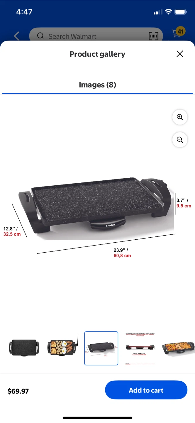 Starfrit The Rock Electric Grill and indoor smokeless bbq grill