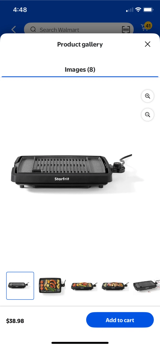 Starfrit The Rock Electric Grill and indoor smokeless bbq grill - photo 4