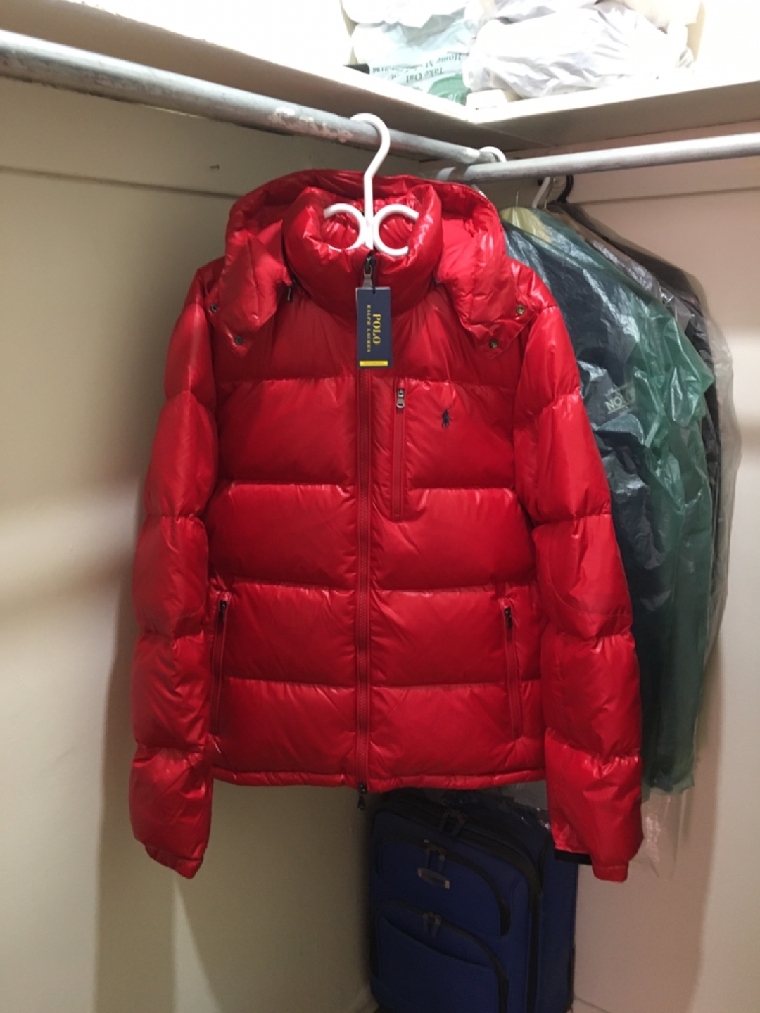 Polo Ralph Lauren Red Puffer Jacket
